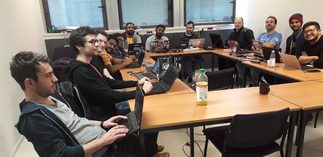 Group photo of the Ruby Team Sprint 2020 in Paris